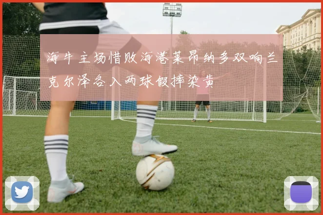 海牛主场惜败海港莱昂纳多双响兰克尔泽各入两球假摔染黄